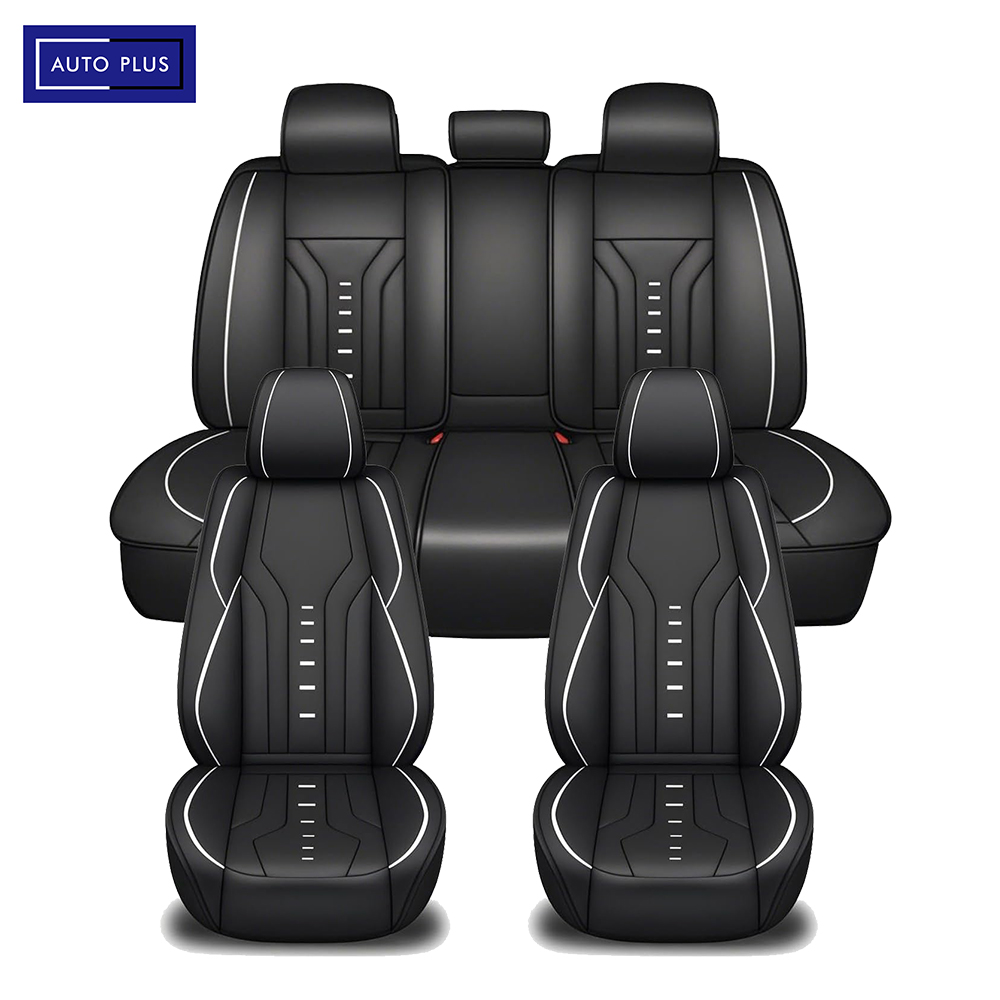 Leather Car Seat Covers Full Set Universal - 럭셔리 유니버셜 가죽 자동차 시트 커버