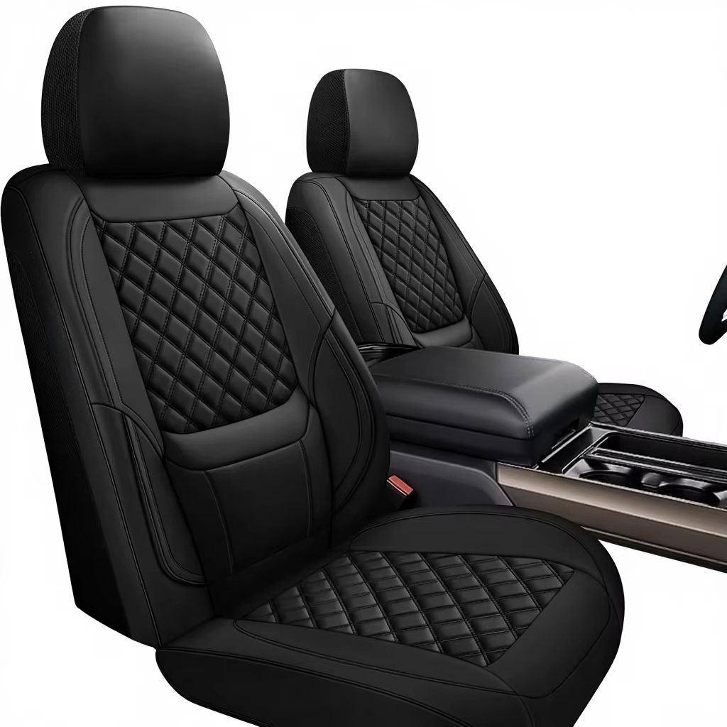 Leather Car Seat Covers Full Set Universal - 도매 유니버설 인조 가죽 앞뒤 비즈니스