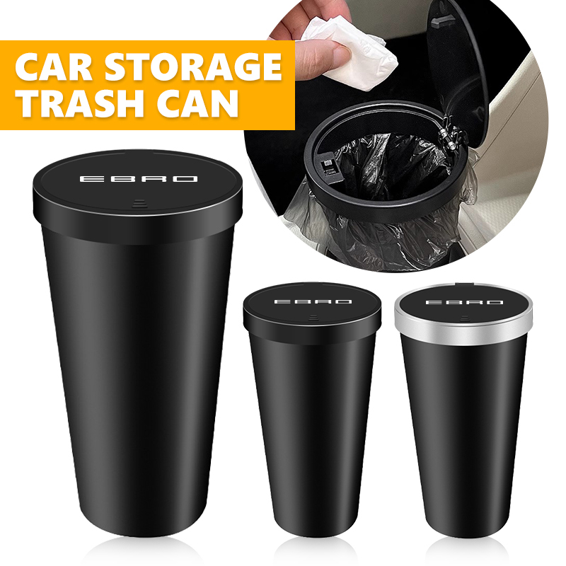 Waterproof Car Trash Can With Lid - 차량용 쓰레기통 미니 방수 수납 컵홀더
