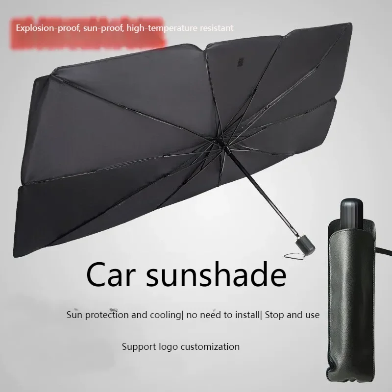 Car Sunshade Windshield Umbrella Foldable - 차량용 앞유리 차양막, 우산형 접이식 개폐형