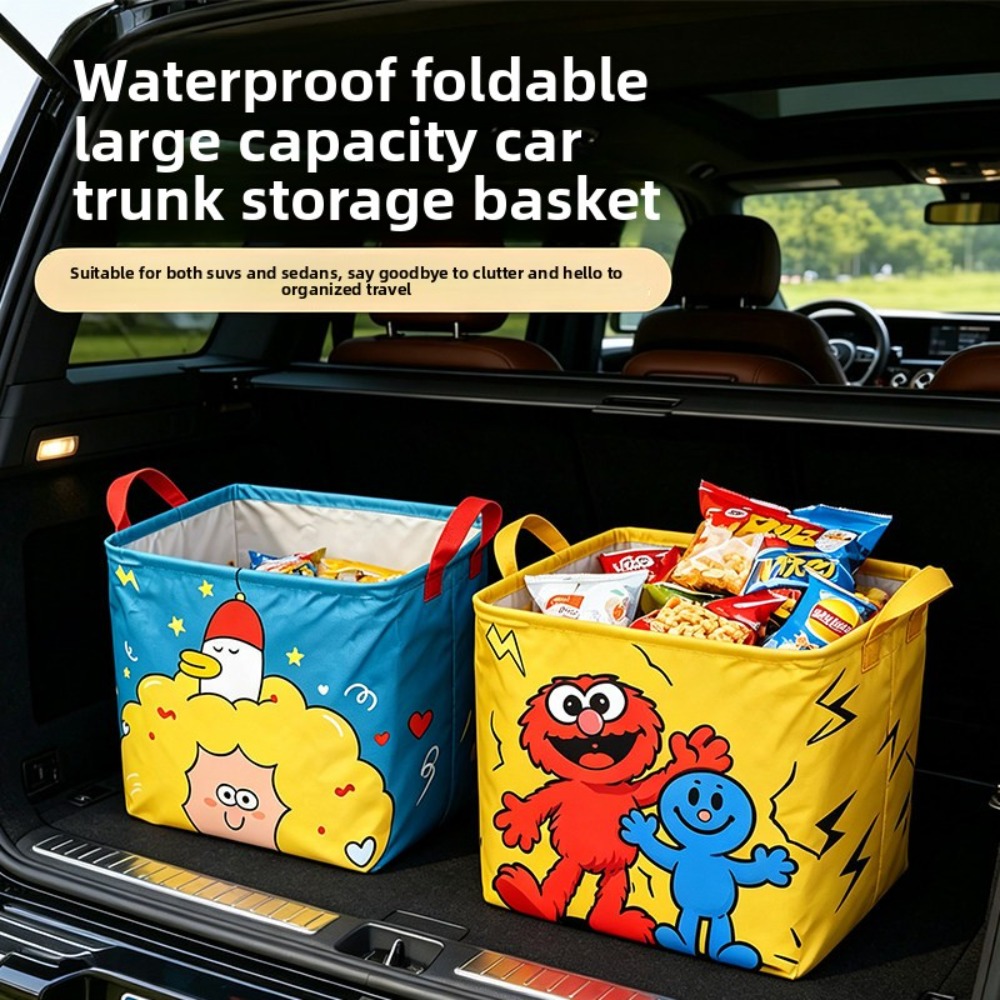 Car Trunk Organizer Foldable Storage Box - 1pc 접이식 자동차 트렁크 보관 상자