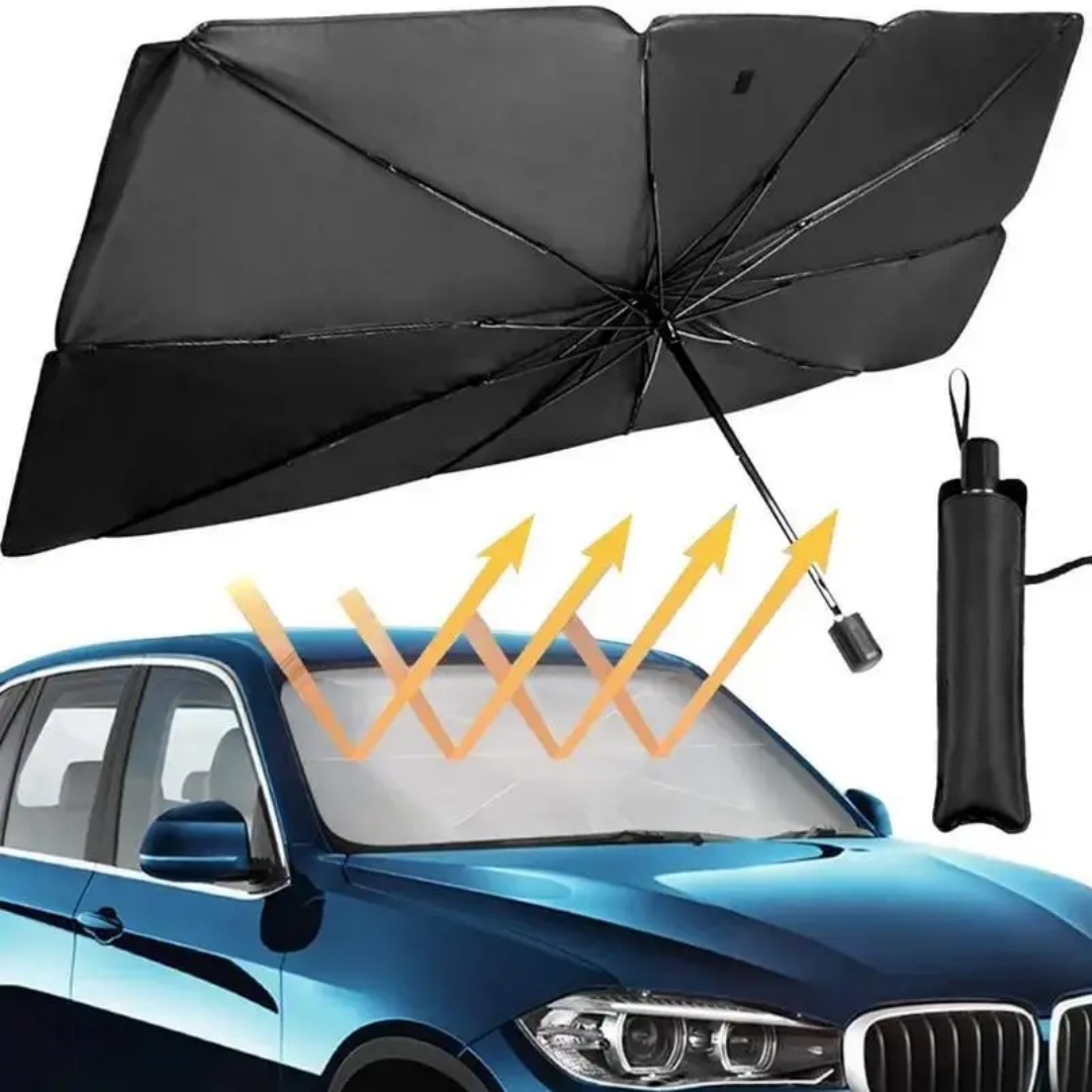 윈드실드 차양 우산, 3중 그래핀 10립 접이식 차량용 - Car Sunshade Windshield Umbrella Foldable 리뷰 및 가격