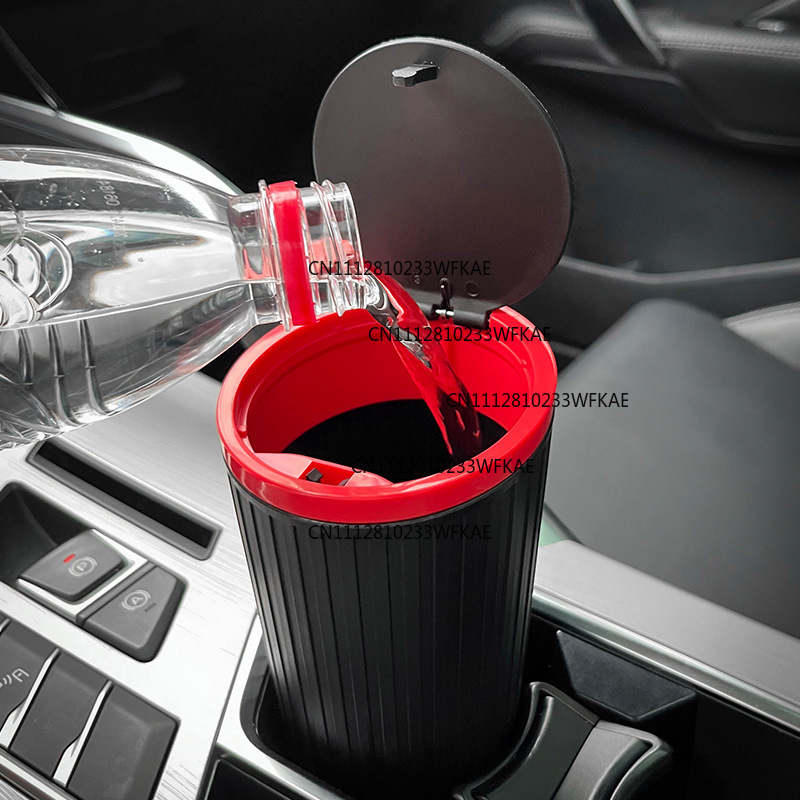 차량용 쓰레기통, 차량 내 다기능 수납용품, 뚜껑이 있 - Waterproof Car Trash Can With Lid 리뷰 및 가격