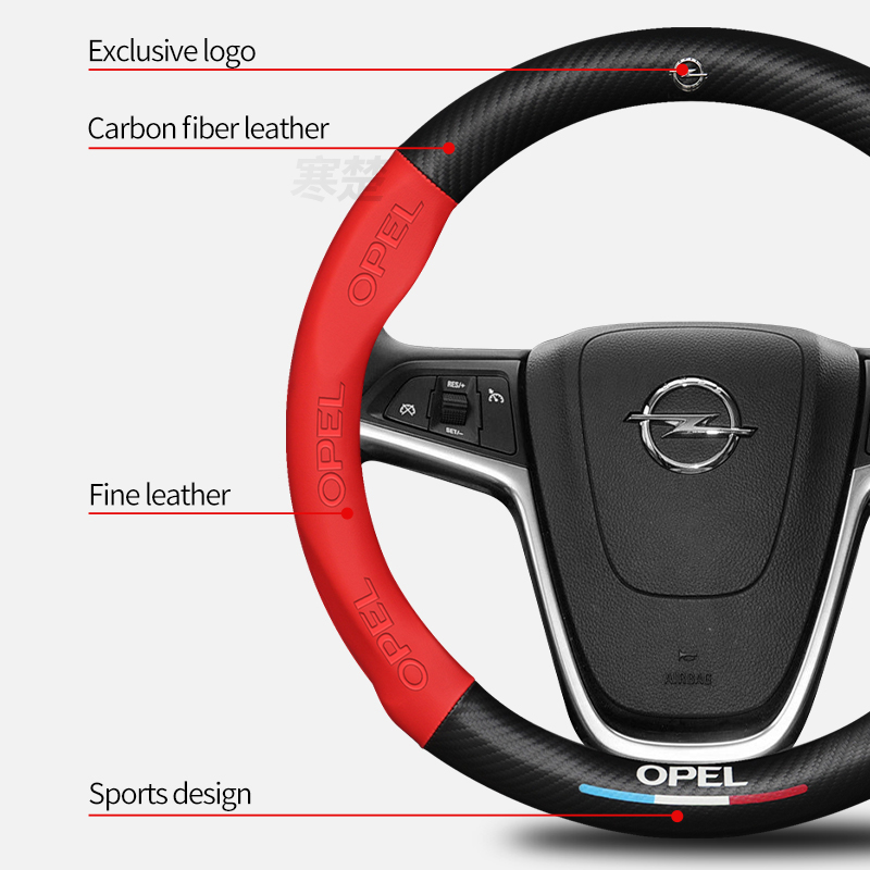 Opel OPCline ASTRA CORSA INSIG - Car Steering Wheel Cover Anti Slip Breathable 리뷰 및 가격