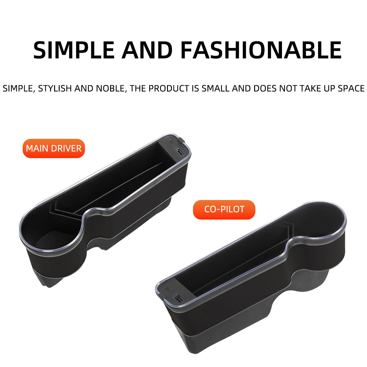 차량 시트 틈새 컵홀더 RGB 변색 LED 차량 틈새  - Seat Gap Filler Organizer With Usb Charger 리뷰 및 가격