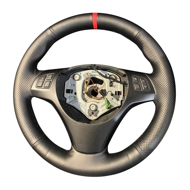 BMW M 스포츠 M3 E90 E91 E92 E93 E - Car Steering Wheel Cover Anti Slip Breathable 리뷰 및 가격