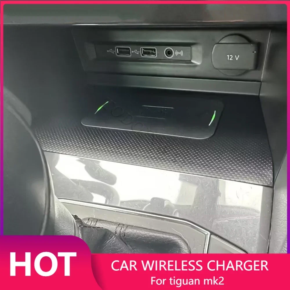 폭스바겐 티구안 MK2 올스페이스 타루 2017-202 - Wireless Car Charger Mount Fast Charging 리뷰 및 가격