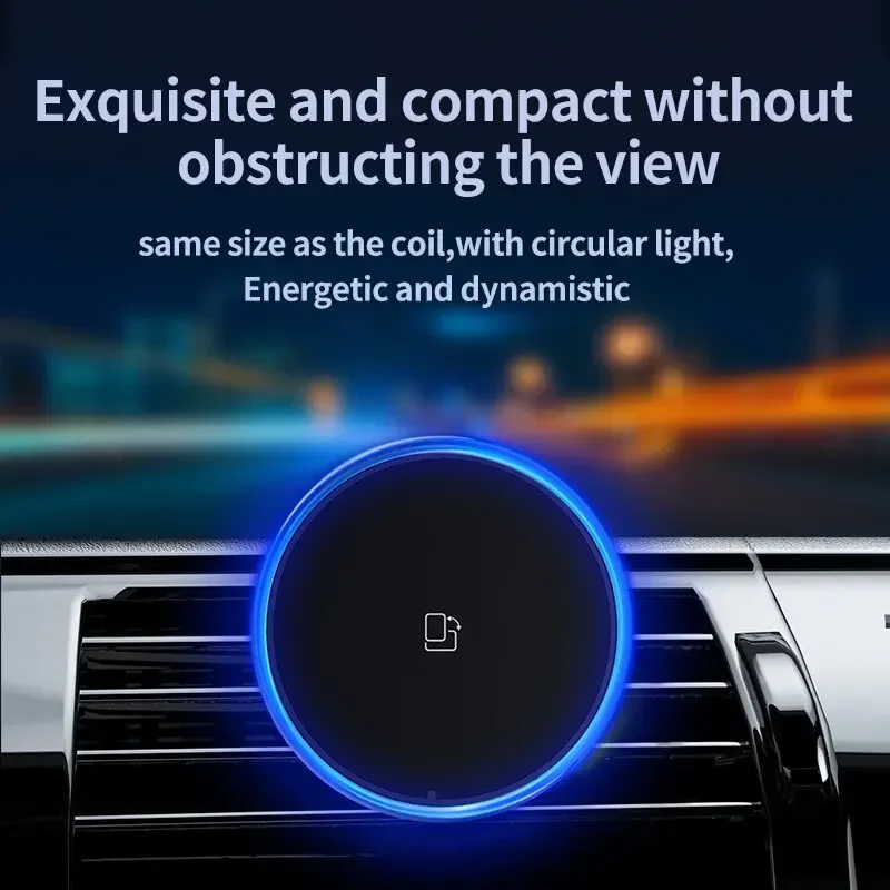 LED/RGB 자기식 차량용 무선 충전기 아이폰 12  - Wireless Car Charger Mount Fast Charging 리뷰 및 가격