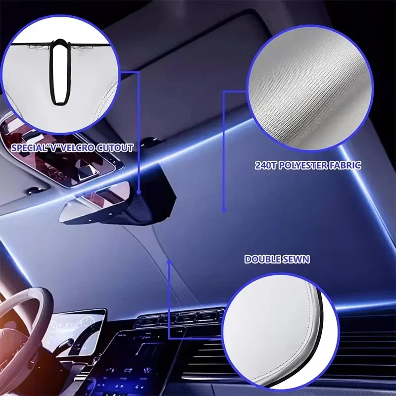 자동차 앞유리 차양막 접이식 앞창 차양 우산 자동차 U - Car Sunshade Windshield Umbrella Foldable 리뷰 및 가격