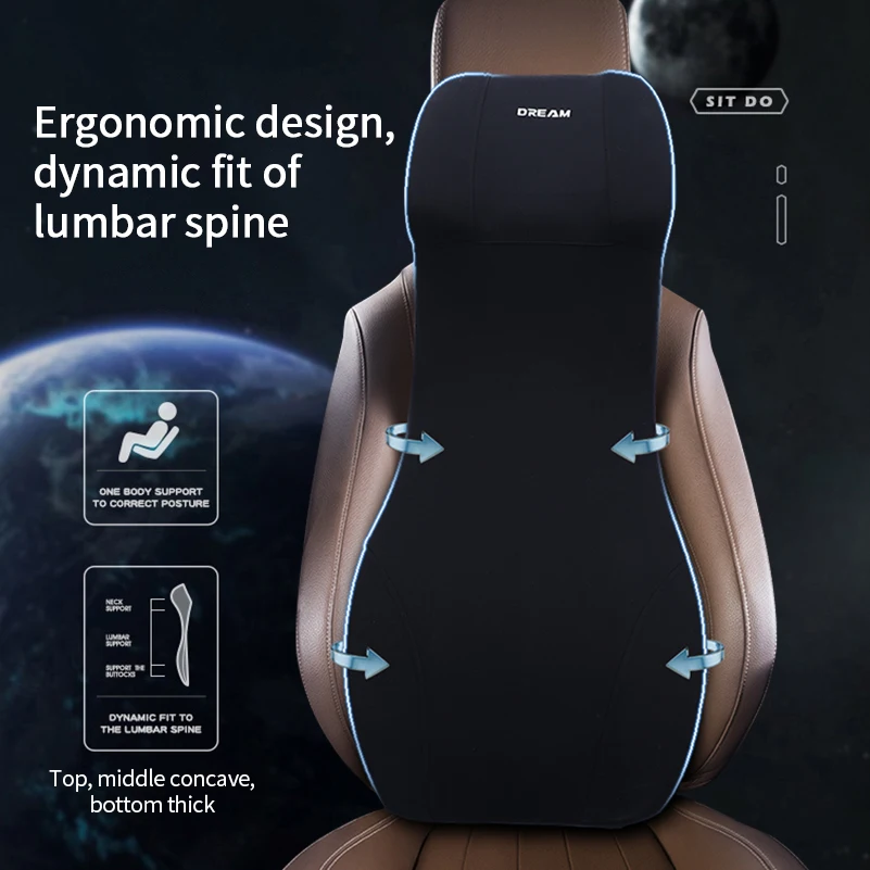 통합 자동차 요추 지지대 머리 받침 목 베개 지지대 범 - Memory Foam Car Neck Pillow Lumbar Support 리뷰 및 가격