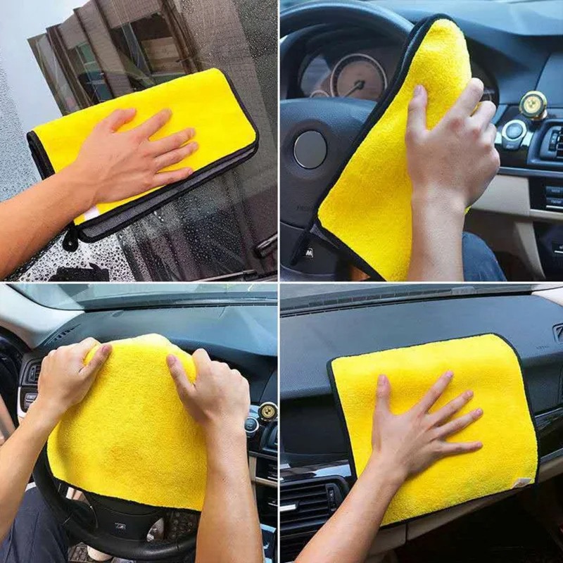 1-20개입 두꺼운 극세사 천 양면 세척 타월 자동차  - Microfiber Car Drying Towel Super Absorbent 리뷰 및 가격