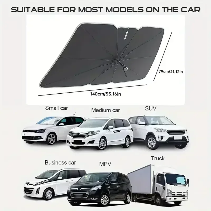 자동차 앞유리 차양 우산 접이식 햇빛 가리개 커버 UV - Car Sunshade Windshield Umbrella Foldable 리뷰 및 가격