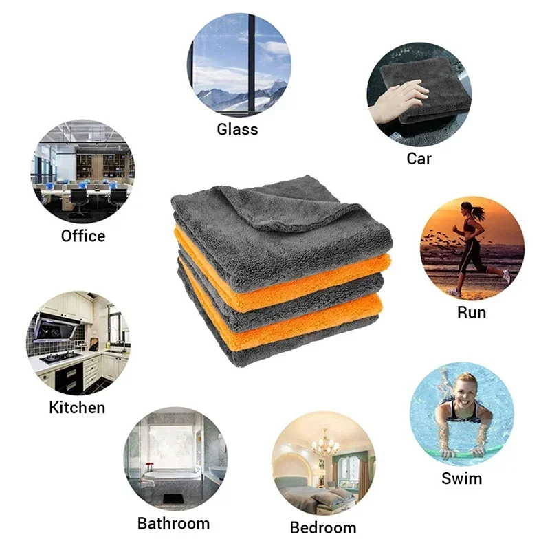 1-3개입 자동차 세차용 마이크로파이버 트위스트 타월  - Microfiber Car Drying Towel Super Absorbent 리뷰 및 가격