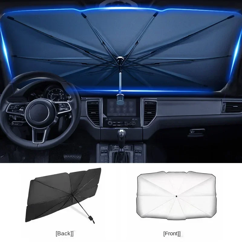 휴대용 차량 앞유리 차양 우산, 높은 차광율, 자외선  - Car Sunshade Windshield Umbrella Foldable 리뷰 및 가격